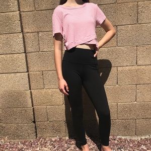 Girls Striped Crop Top ~ Size XL